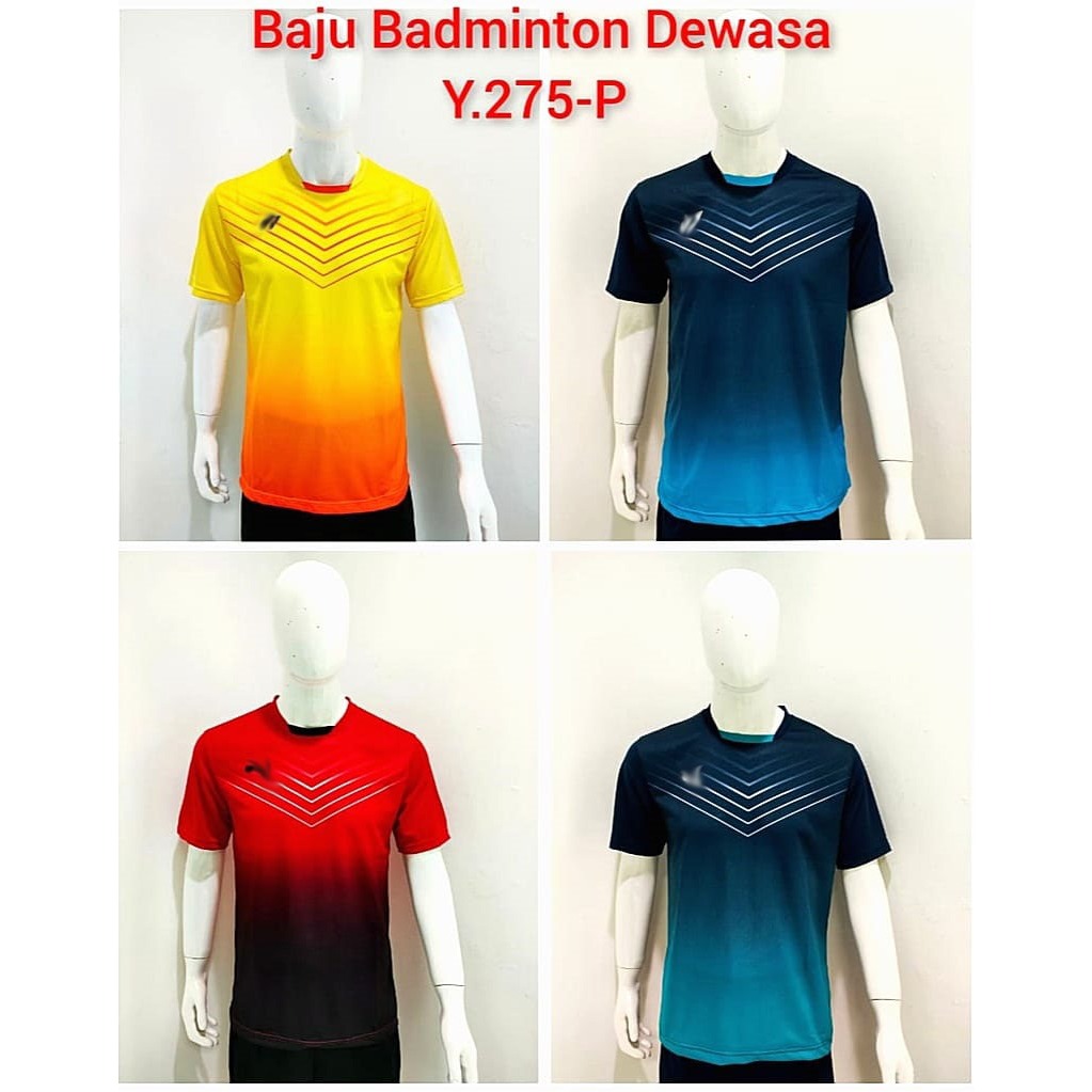 Baju Badminton Y275 / Baju Badminton dewasa / atasan Badminton