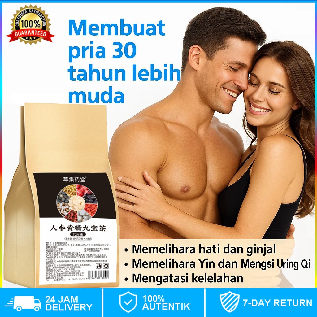 

⭐Beli 3 Gratis 2⭐Teh Sembilan Bahan Ginseng Teh Ginseng Teh Penguat Ginjal Polygonatum Minuman Kesehatan Teh Ginseng Dan Goji Berry Teh Pelindung Hati Dan Ginjal Teh Kesehatan Teh Penambah Energi dan Anti Lelah