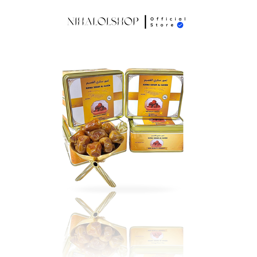 

kurma Sukari Al-Qassim Great A premium Kemasan kaleng 1kg