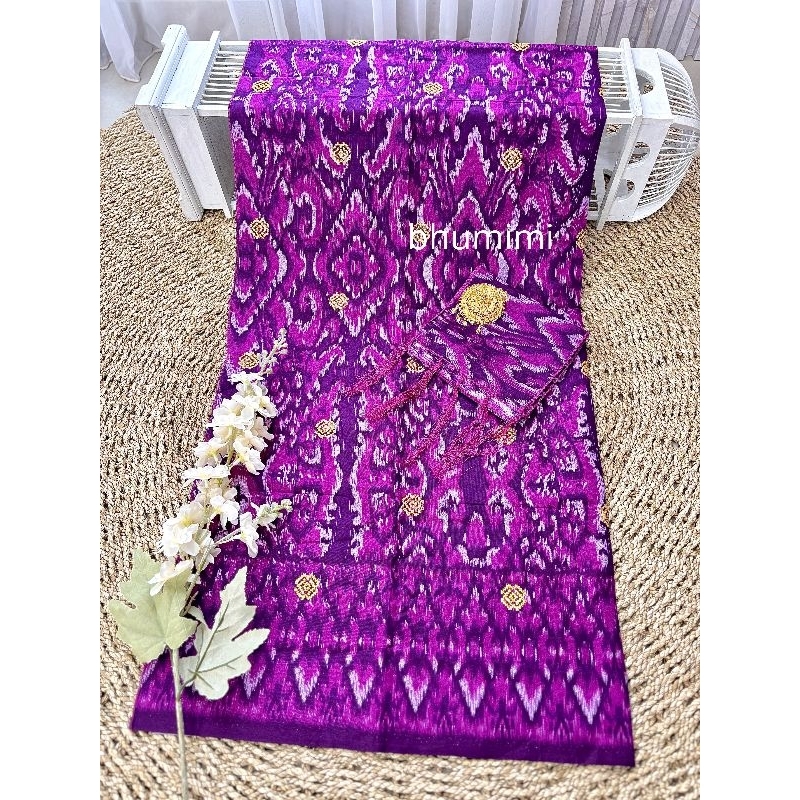 kamen katun endek tretes/ kamen semi endek tretes/kamen motif endek/kain bali