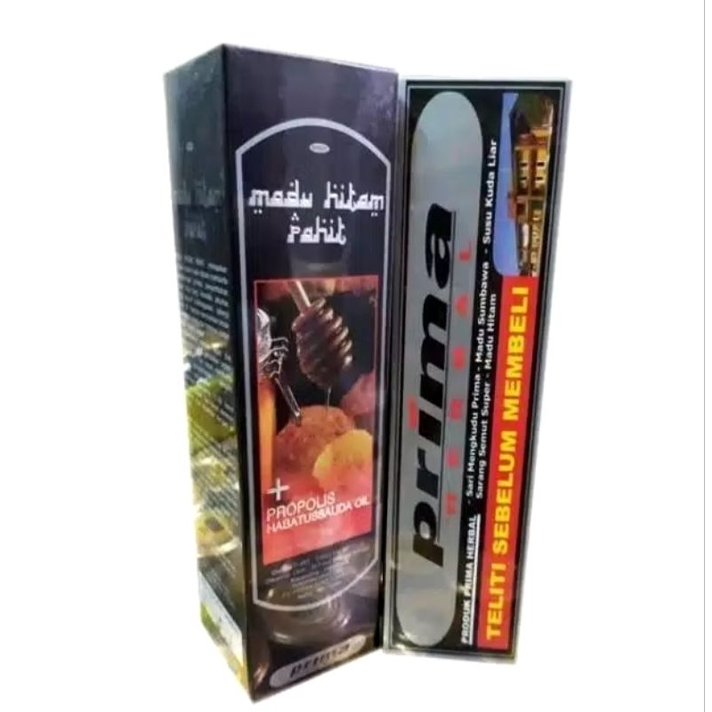 

Madu Hitam Pahit plus Propolis Prima