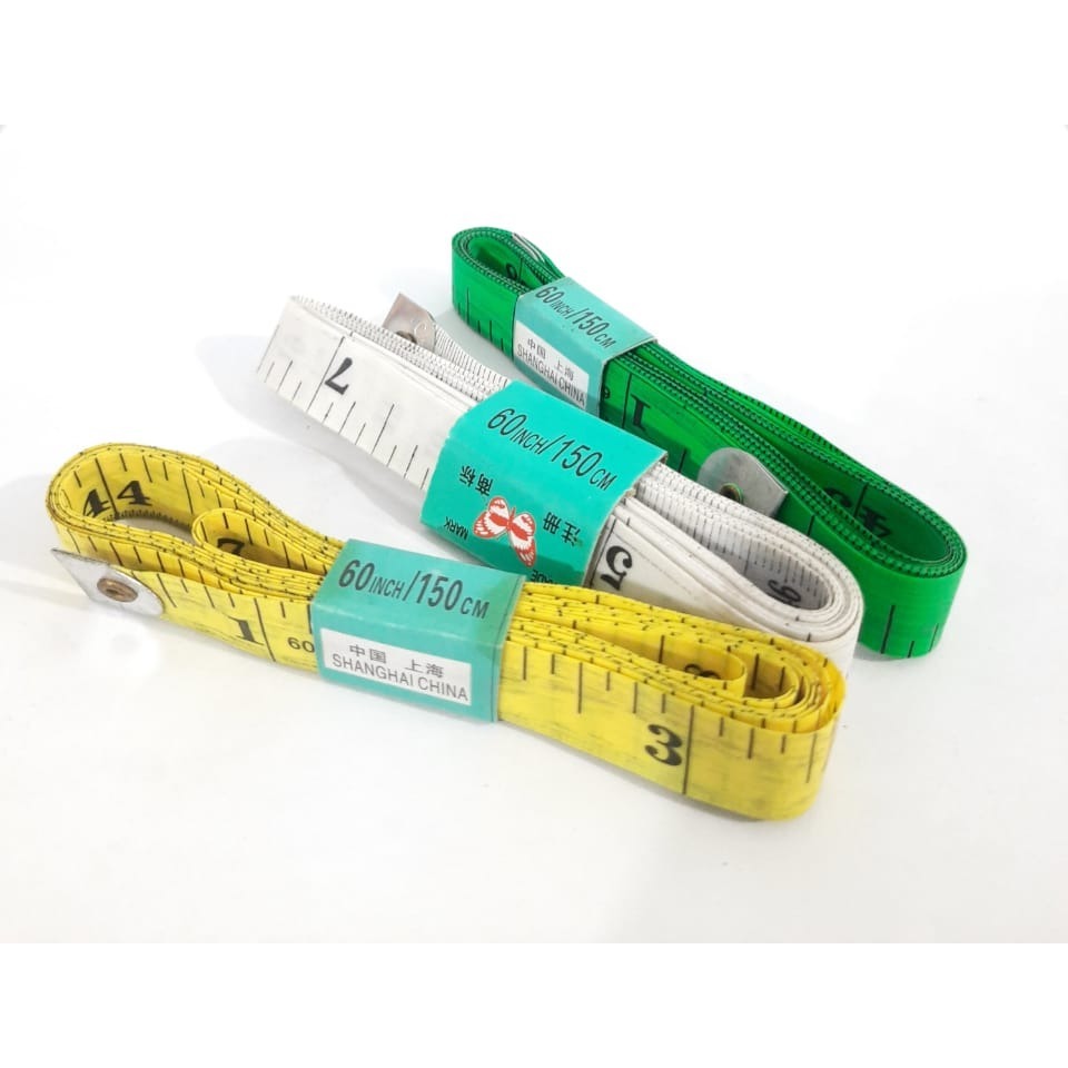 Meteran Pengukur Lingkar badan Dan Baju ( Kecil , Besar Dan Premium )