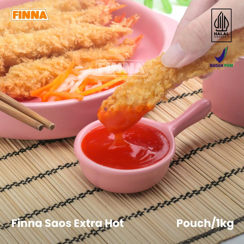 

Finna Saus Sambal Extra Pedas 1Kg | Saus Extra Pedas Finna | Extra Hot Chili Sauce Finna | Saus Sambal Finna
