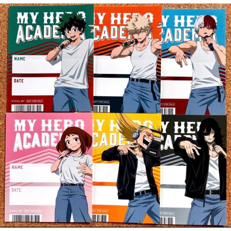 

[Redy Stock] Stiker My Hero Academia U.A. BEAT BOXER
