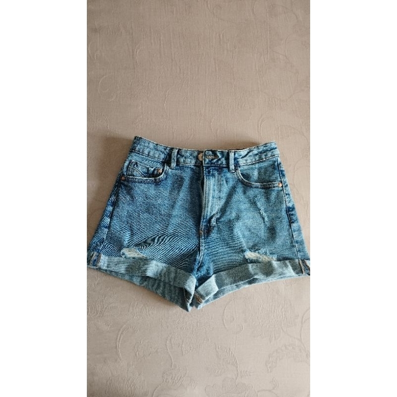Stradivarius Original jeans short wanita
