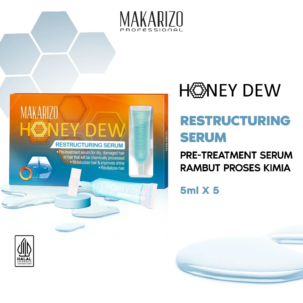 Makarizo Professional Honey Dew Nutriv Serum / Makarizo Honey Dew Restructuring Serum