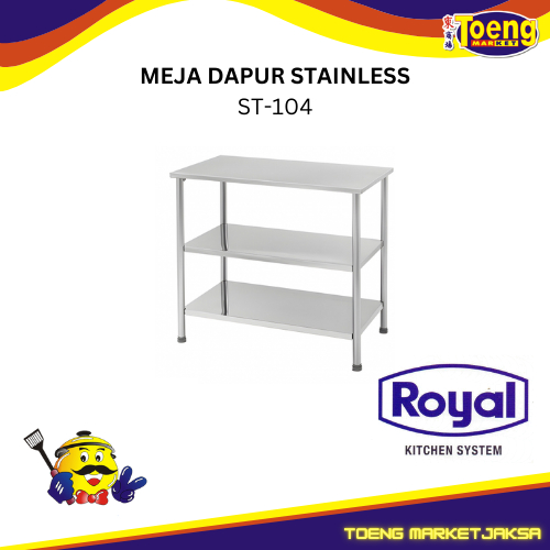 Meja Dapur Stainless - Meja Stainless Portable - ROYAL SINK ST-104