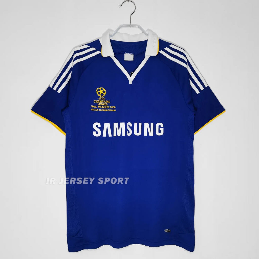 JERSEY BOLA RETRO CHELSEA HOME FINAL MOSCOW 2008/2009 08-09 TOP QUALITY - JERSEY RETRO CLASSIC VINTA