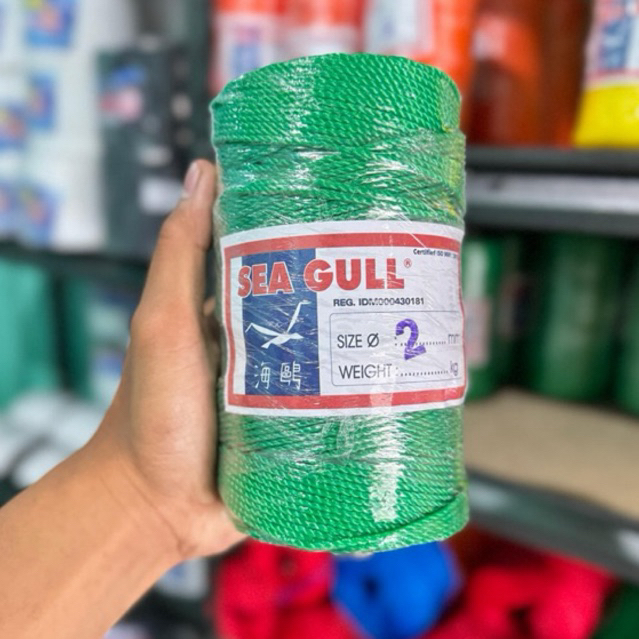 

Tali Tambang 2mm 200 meter Merk Seagull - Tali Tambang PE 2mm / Tali Tampar Tali Pe 2mm