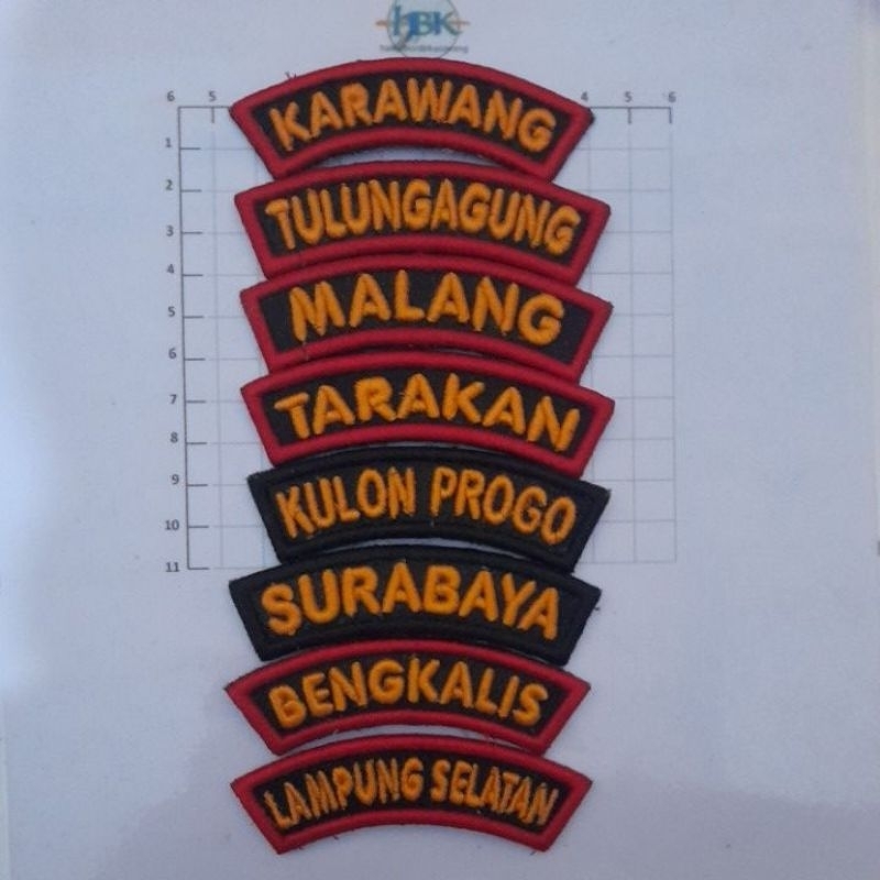 LOKASI KABUPATEN BORDIR TIMBUL