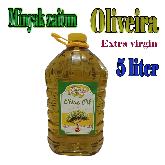 

Minyak zaitun 5 liter extra virgin olive oil oliveira