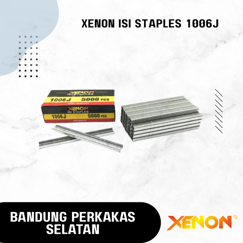 

XENON Isi Staples 1006J - Refill Air Nailer Gun Paku Tembak Bit Finish Nail 1006 J