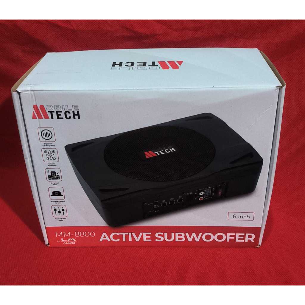 Subwoofer aktif kolong mobil Mtech MM-8800 By LM AUDIO /subwoofer kolong aktive Mtech 8inch