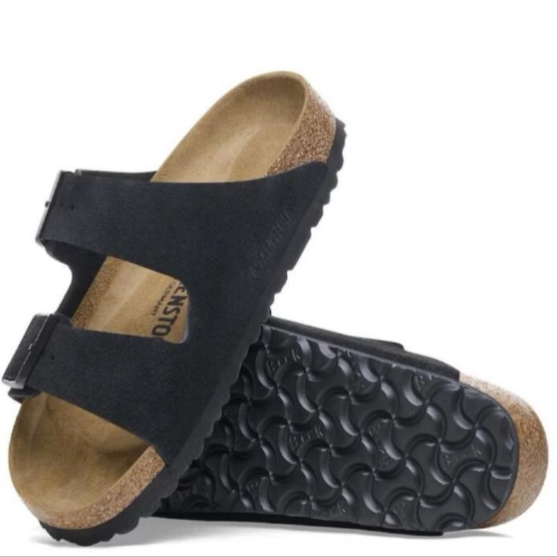 Sandal Pria BIRKENSTOCK ARIZONA BS Leather suede Original 100%