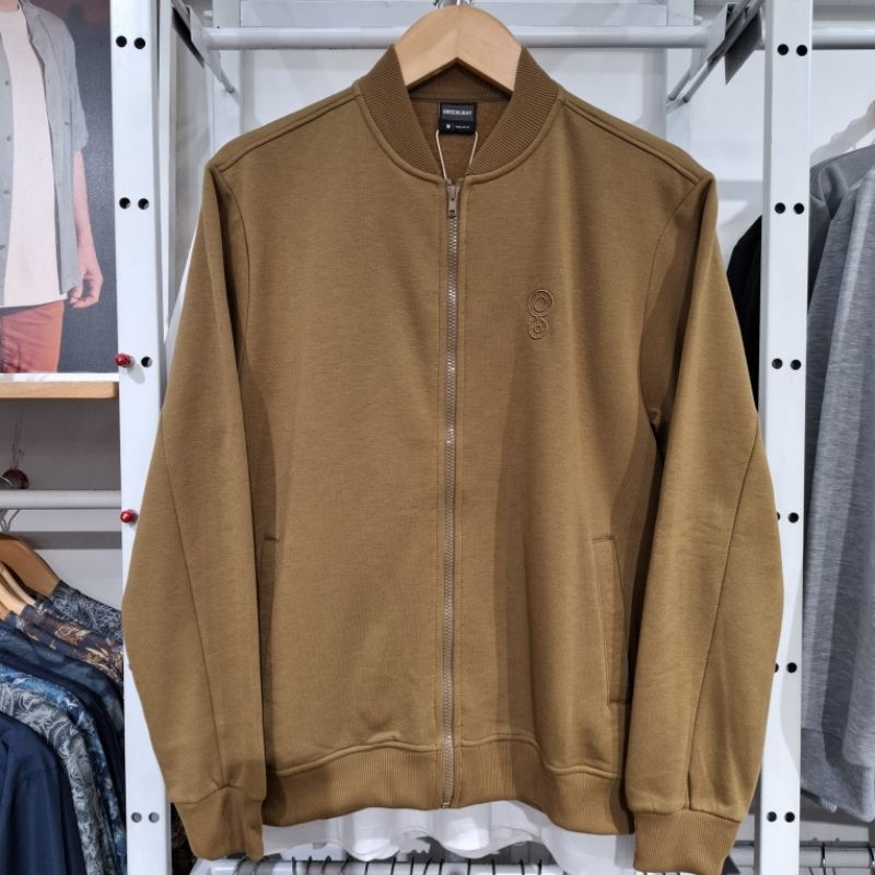 GREENLIGHT Jaket Pria Sweater Bomber Ziper Original