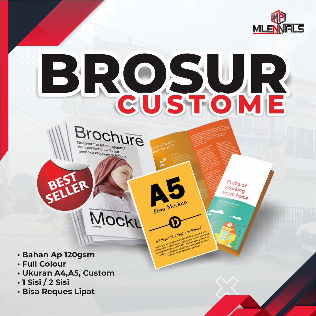

[250Lembar] Cetak Brosur Custom A4/A5 || Cetak Brosur Murah || Cetak Brosur Lipat 3 || Cetak Brosur A5 2 sisi