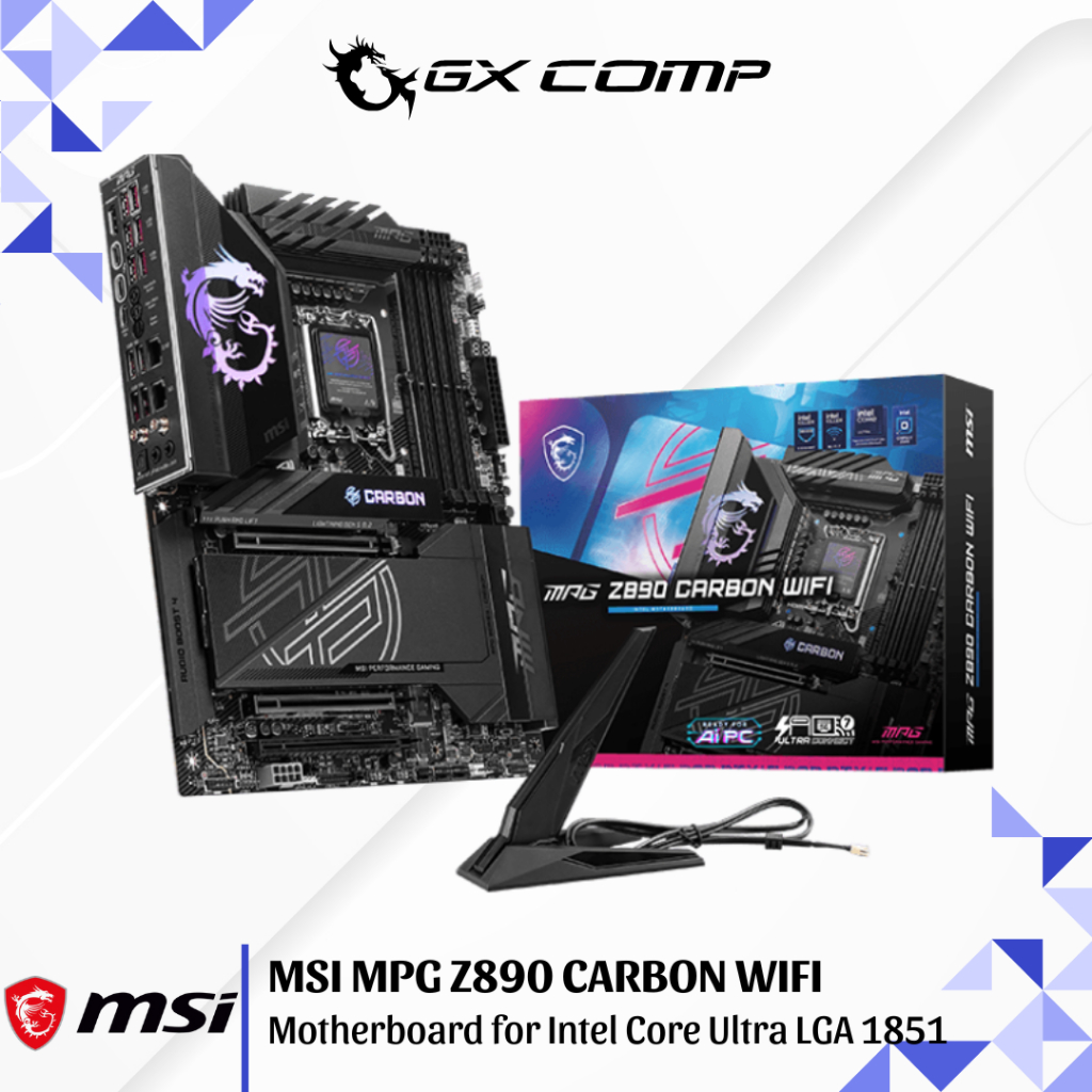 Motherboard MSI MPG Z890 CARBON WIFI Mobo for Intel Core Ultra LGA 1851 ATX