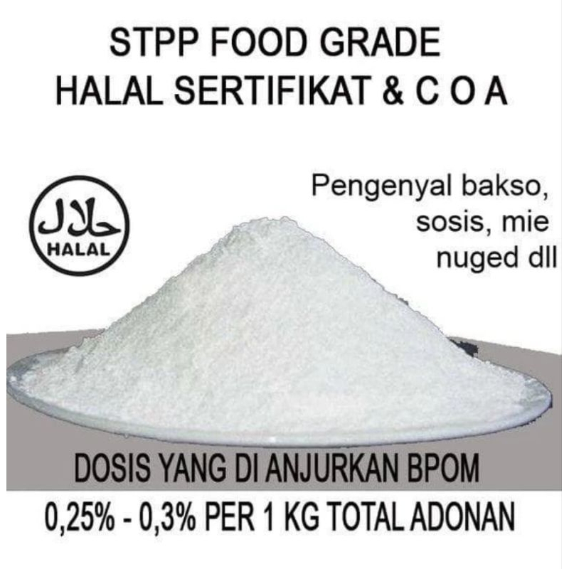

STPP/Pengenyal bahan makanan/Pegemyal baso kemasan 1kg