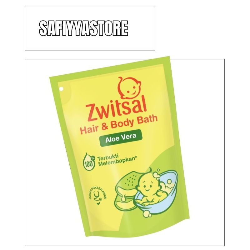 Zwitsal Hair & Body Bath - Sabun Cair Refill Zwitsal - Zwitsal Hair & Body 400 ml - Sabun Zwitsal Te