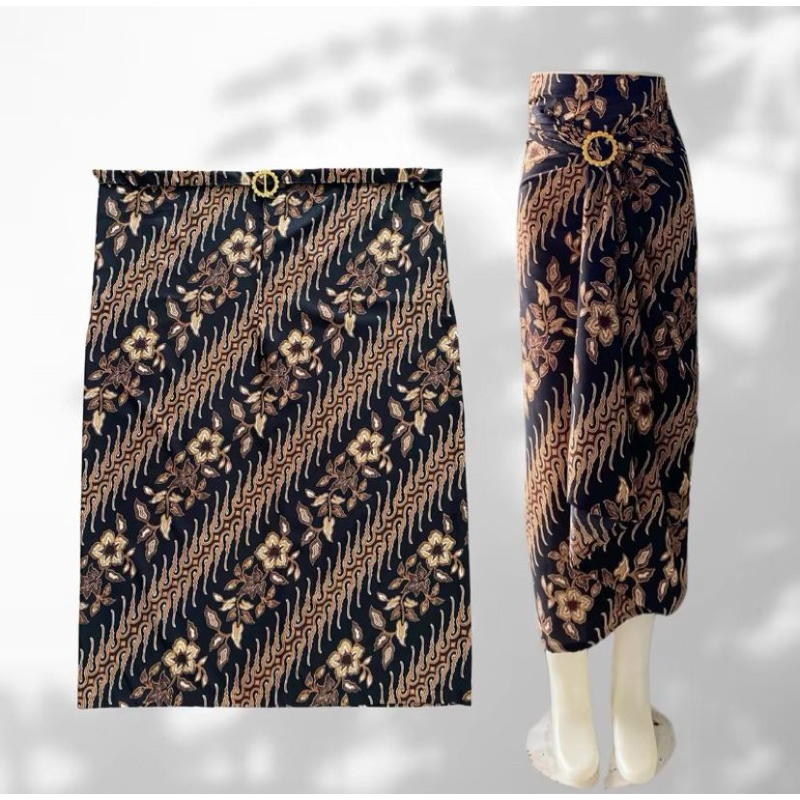 Rok lilit motif batik//Rok lilit wrap skirt batik//rok batik tali