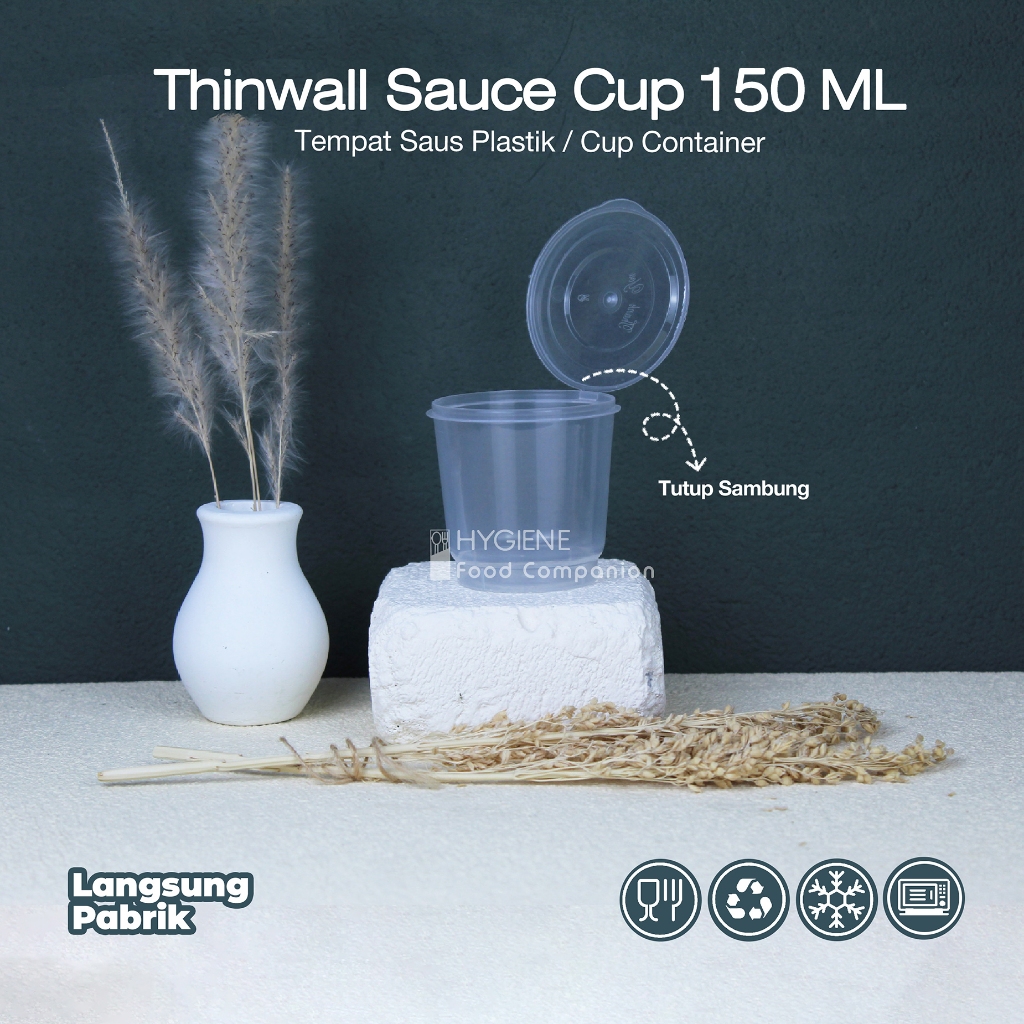 Thinwall Cup Puding 150ml Container - Thinwall Cup Puding 150ml