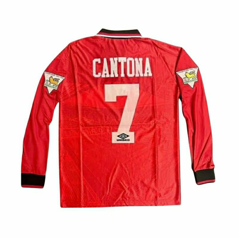 LONGSLEVEE JERSEY EMYU HOME 1994-1995 NNS CANTONA # 7