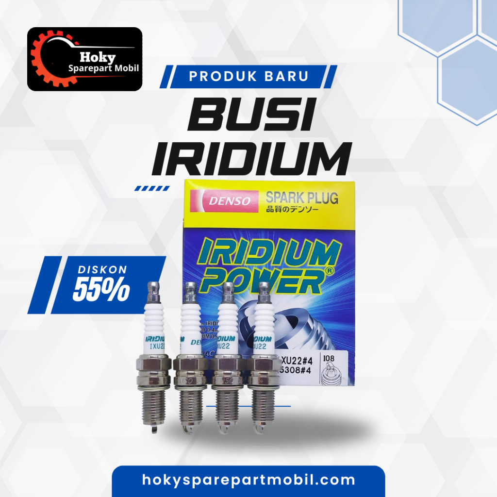 BUSI IRIDIUM AVANZA VVTI/ GRANDMAX DENSO ASLI ORIGINAL OEM