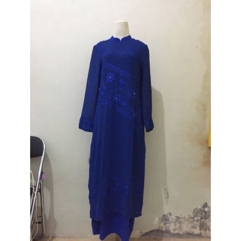 [preloved] one set biru elektrik