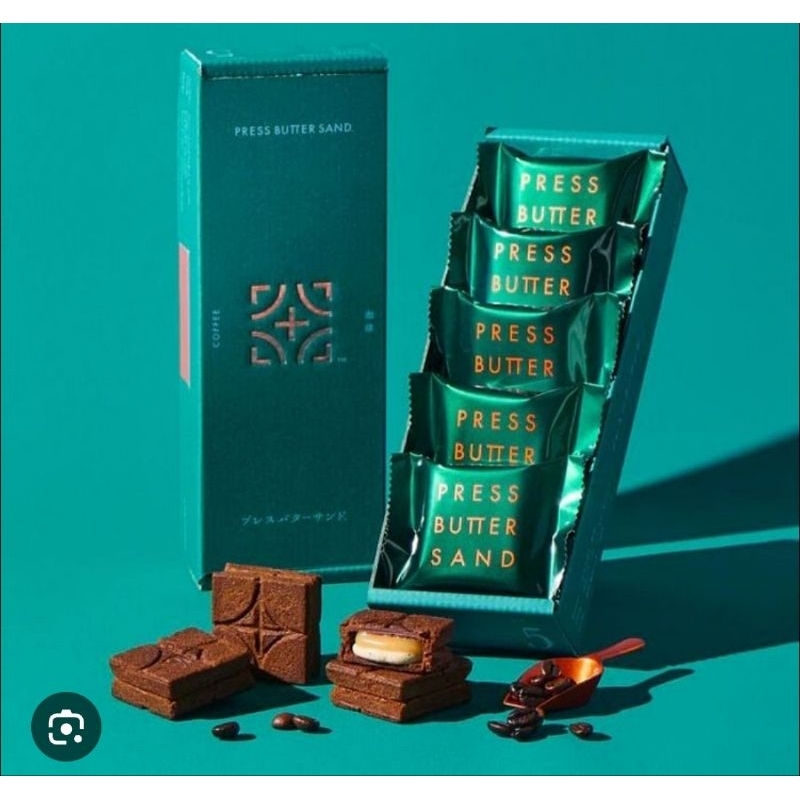 

READY STOCK PRESS BUTTER SAND COFFEE COOKIE SANDWICH JAPAN