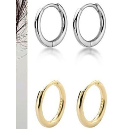 anting tindik bulat pria titanium
