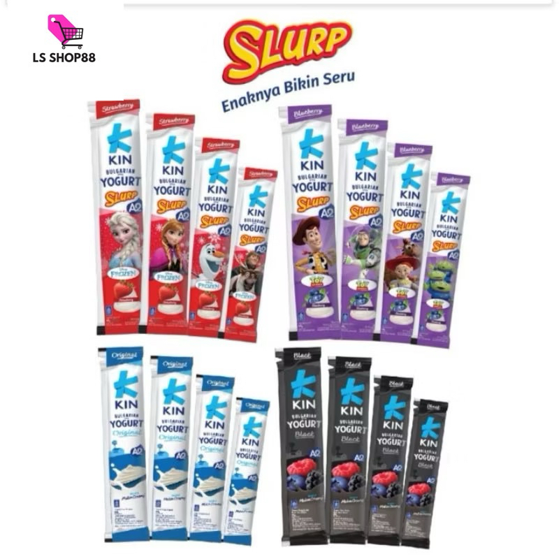 

KIN Yogurt Slurp Box isi 10pcs x 45gr // KIN Yogurt stick