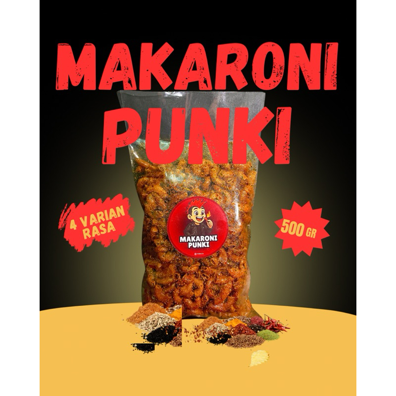 

1/2kg Makaroni cikruh daun jeruk 500gr full bumbu renyah kriuk
