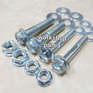 BA00002 Paket baut mur ring monting kunci 12 14 sambungan breket mesin Aerox 155 2017 - 2023