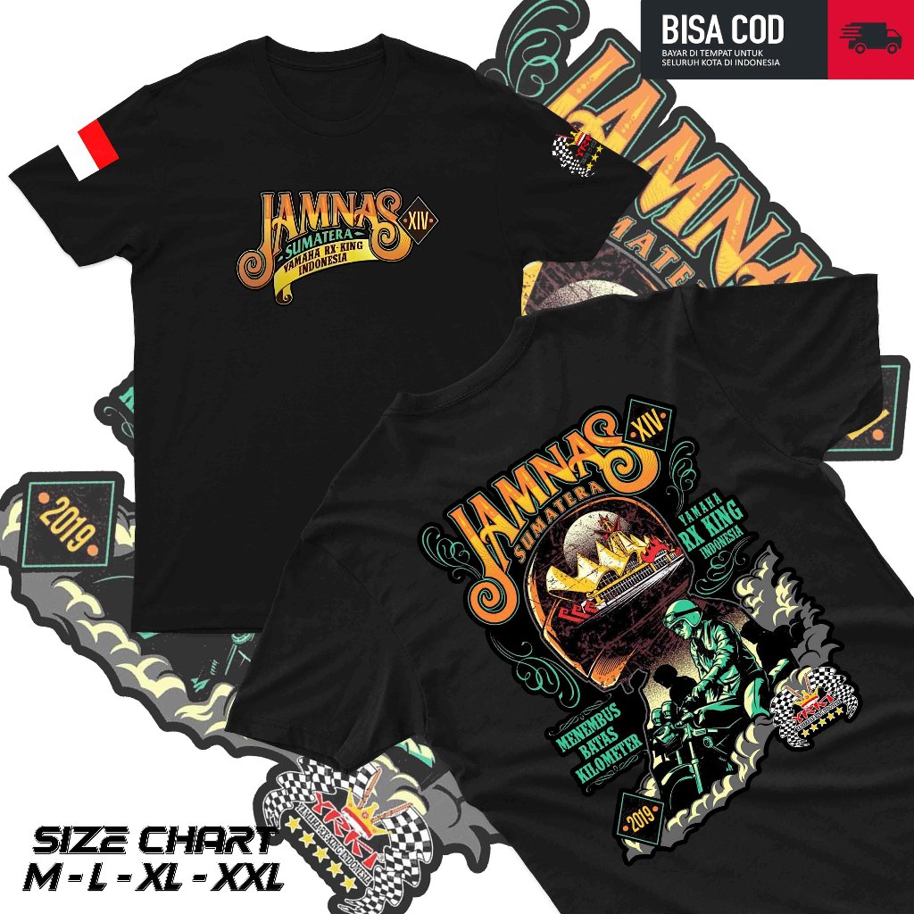 Kaos Jamnas YRKI Sumatera - Kaos RX King - Apparel Jamnas RX King - Baju RX King - Baju Jamnas Bante