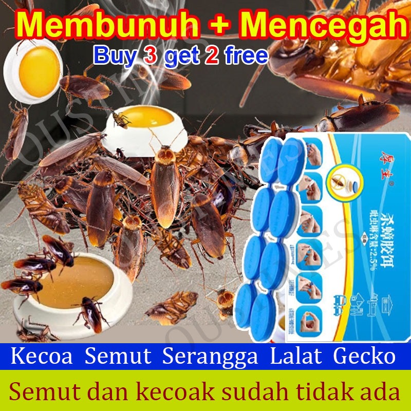 racun kecoa 8 pcs / karton perangkap kecoa pembasmi kecoa paling ampuh anti kecoa perangkap kecoa mo