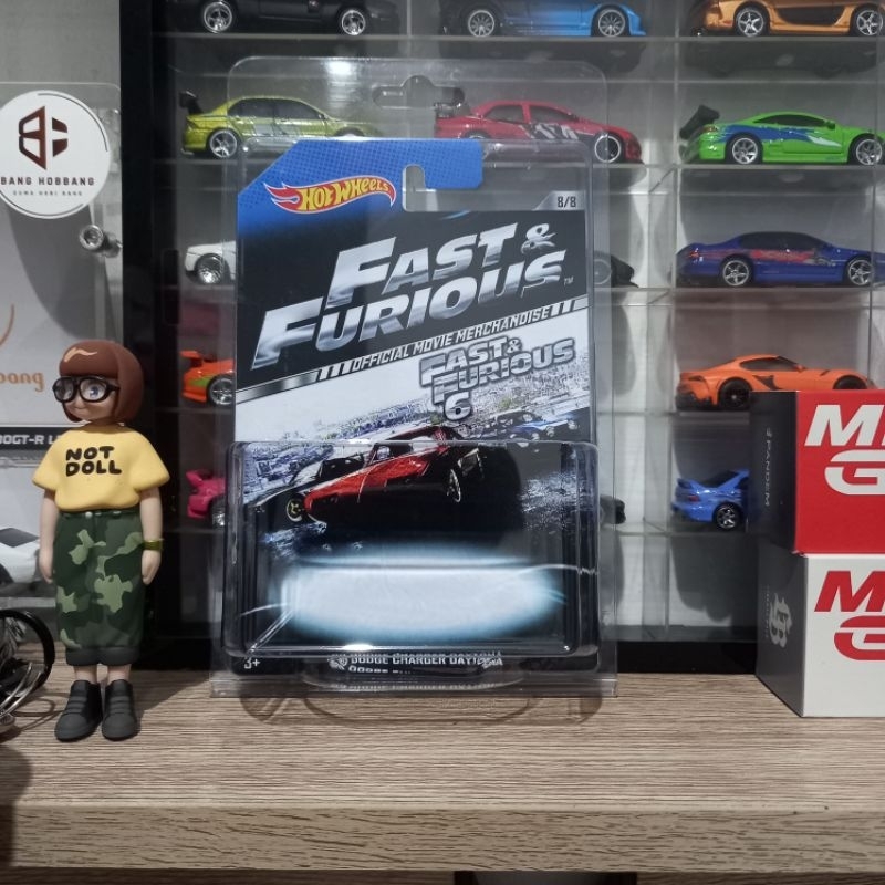 Custom Card 69 Dodge Charger Daytona Fast & Furious Official Movie Merchandise Hot Wheels