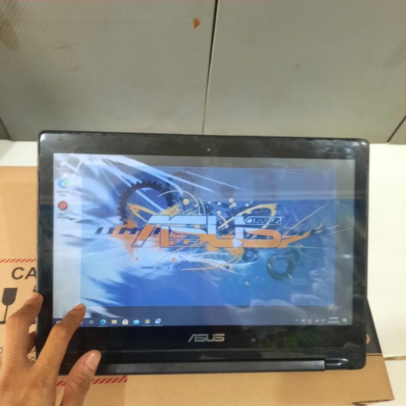 Laptop Asus TP300LD, Core i3-4030U Layar Degree Flip 360° Touchscreen, Bisa Jadi Tab Ram 4Gb/HDD 500