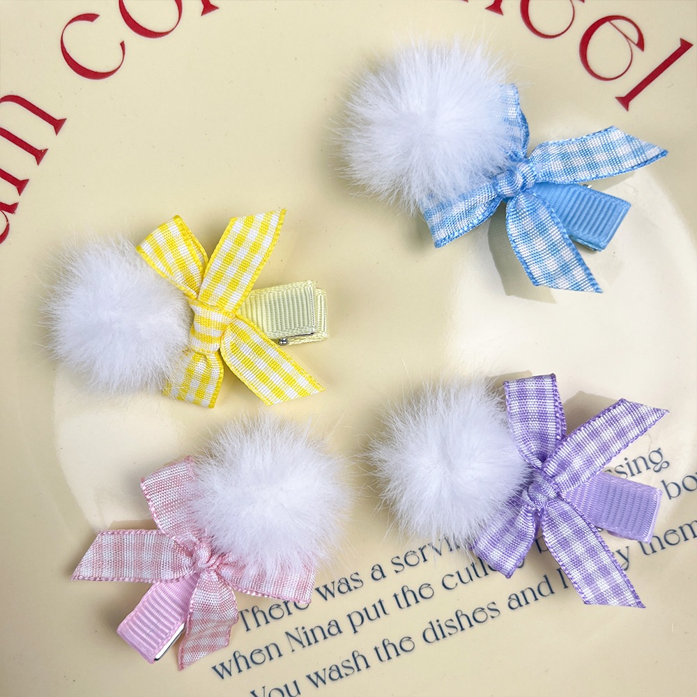 

JPPLU~Jepitan Rambut Pom Pom Lucu/Korean Style