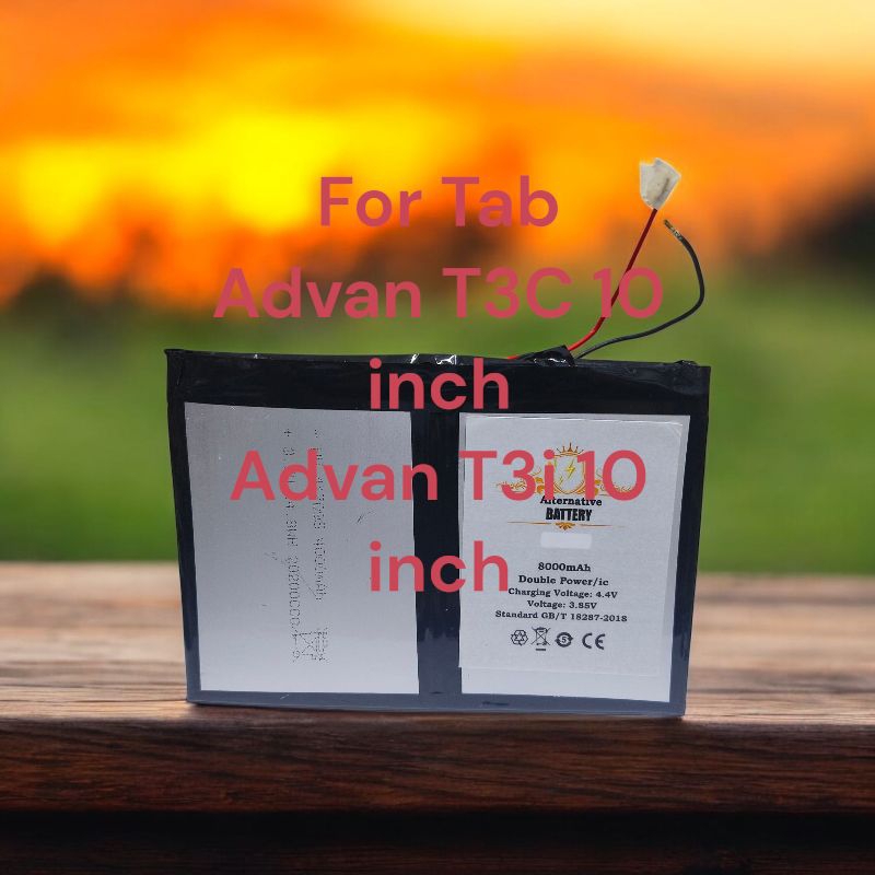 Batre 407095-1s2p For Tablet Advan T3c Batrai Tab vandroid T3i Baterai Tablet 10 inch 8000MAh Batter