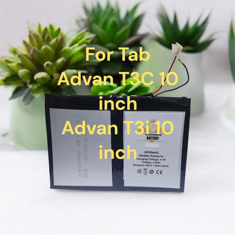 Batre 407095-1s2p For Tablet Advan T3c Batrai Tab vandroid T3i Baterai Tablet 10 inch 8000MAh Batter