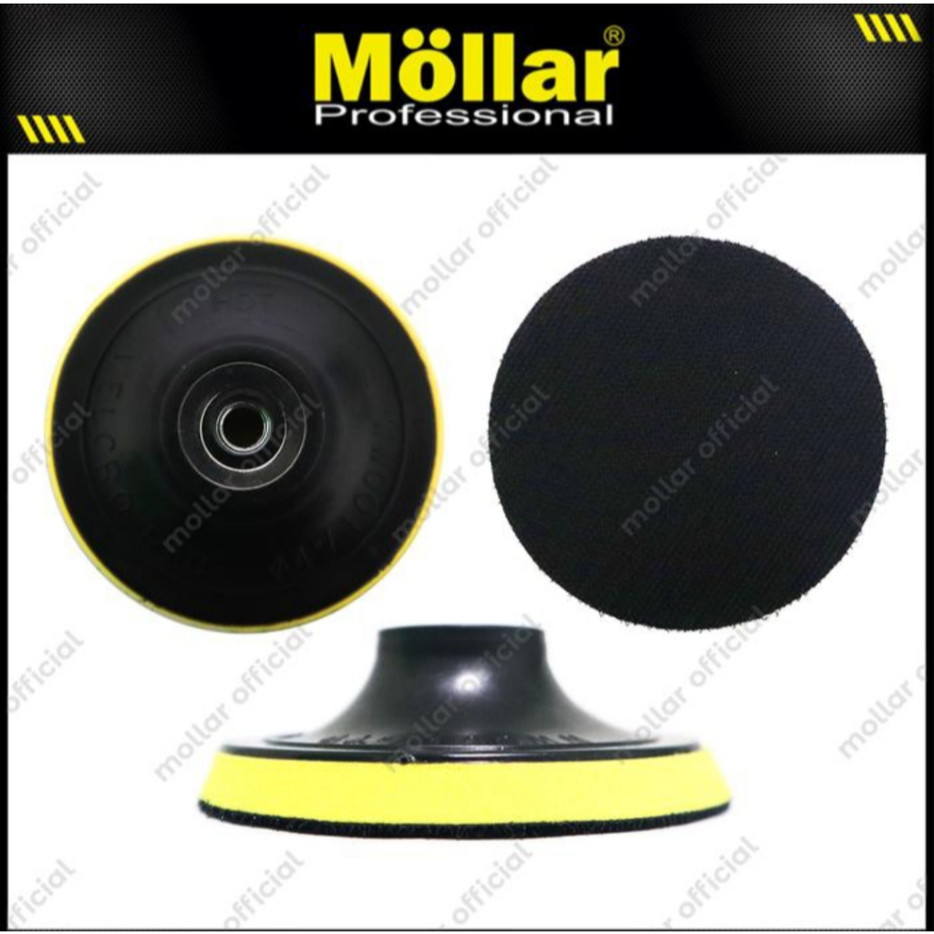 Tatakan Amplas Velcro Hdt 4" / Rubber pad dudukan amplas gerinda 4inch