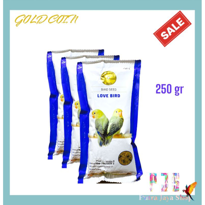 GOLDCOIN LOVE BIRD | PAKAN BURUNG LOVE BIRD MURAH | PAKAN BURUNG LOVE BIRD GACOR | MAKANAN BURUNG LO