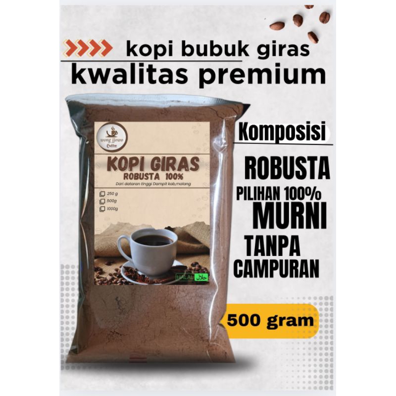 

GIRAS PREMIUM | KOPI BUBUK | 500 gram