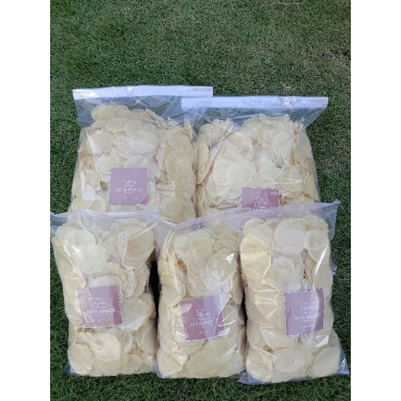 

Emping melinjo kemasan 500gr/Emping per 2 biji melinjo/Emping mentah/Emping kualitas super kering