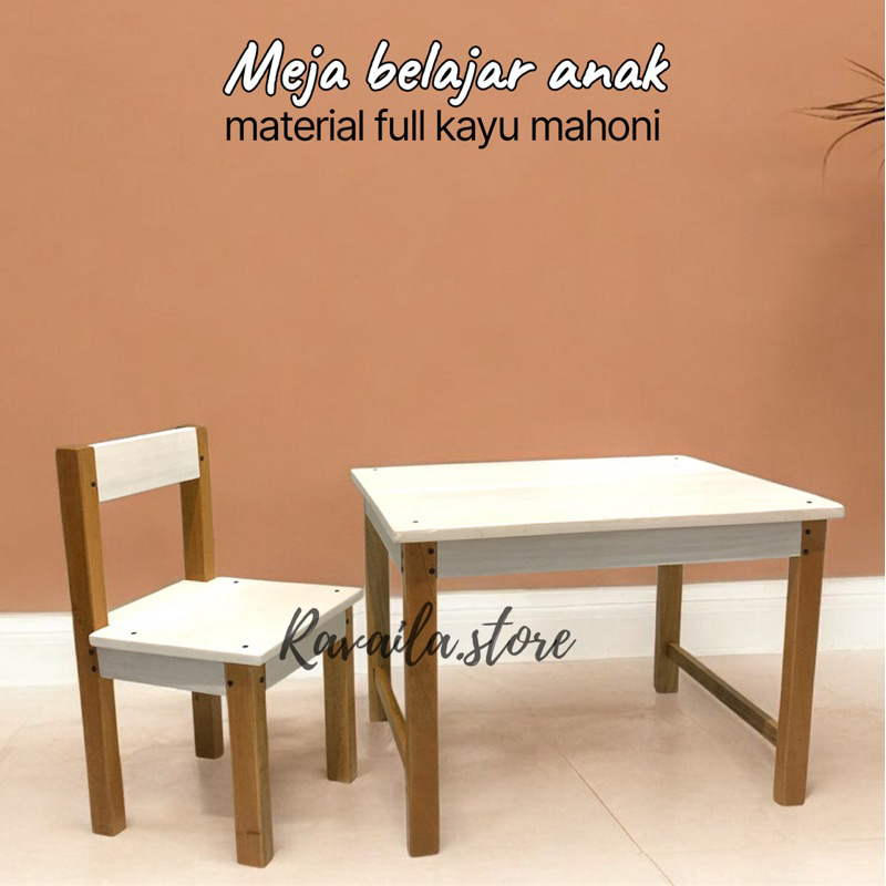 Meja belajar anak set kursi meja belajar minimalis kursi paud meja anak