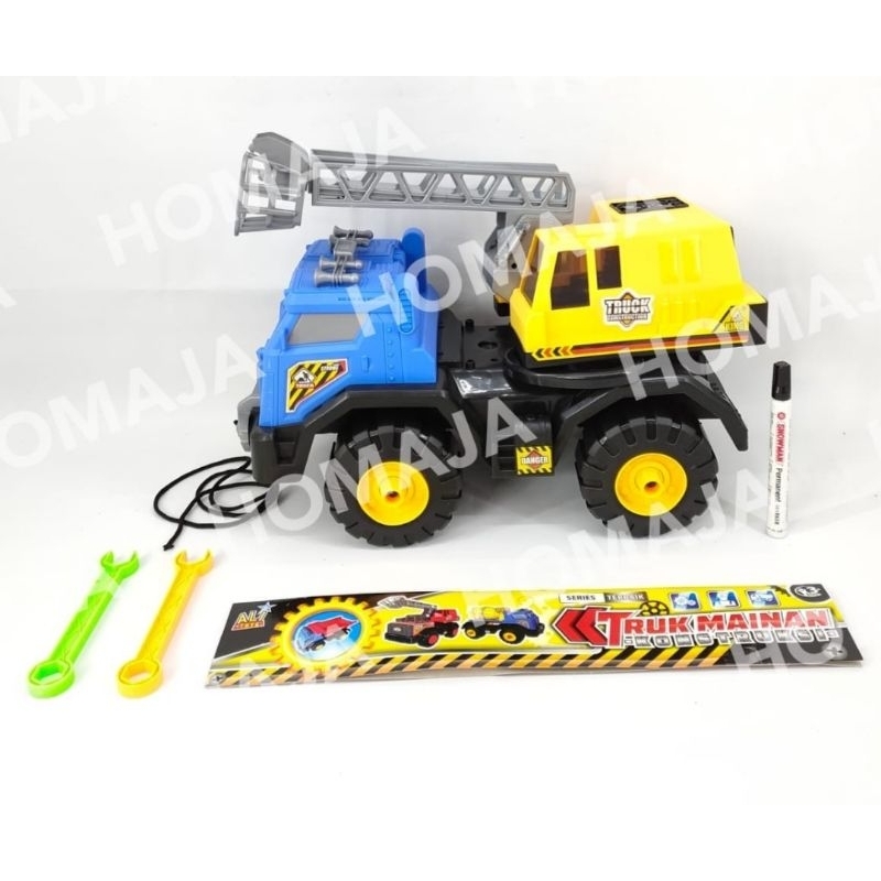 AK60 - Mainan Mobil Truck Mainan Escavator Jumbo