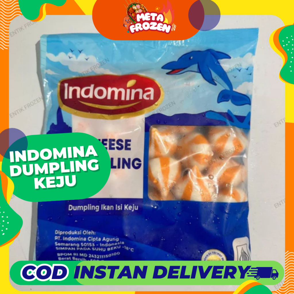 

Indomina Dumpling Cheese 500g – Dumpling Lezat Isi Ayam & Keju