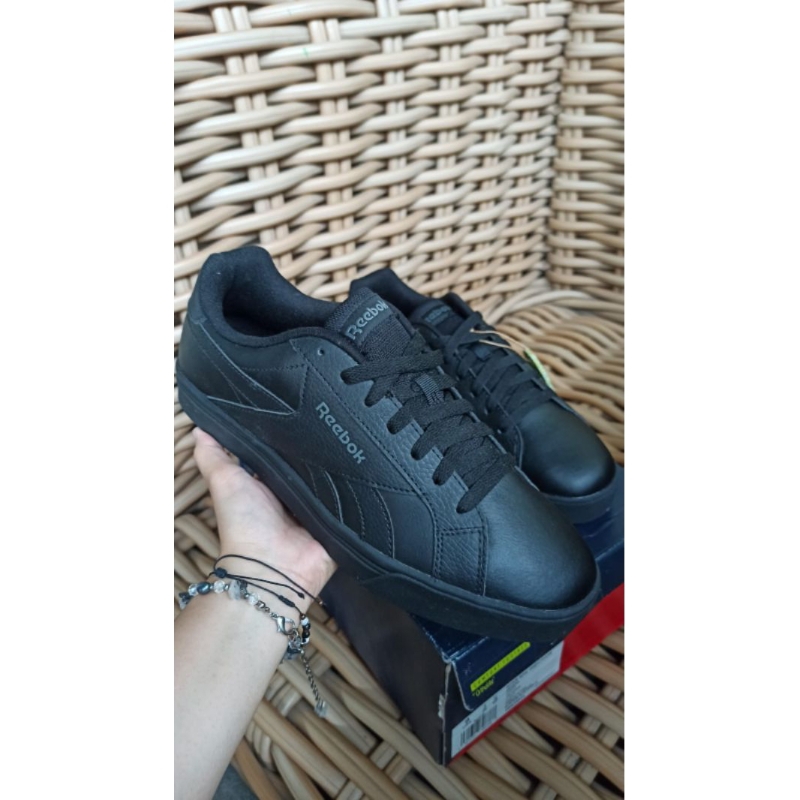 Reebok Royal Complete Black Cuci Gudang