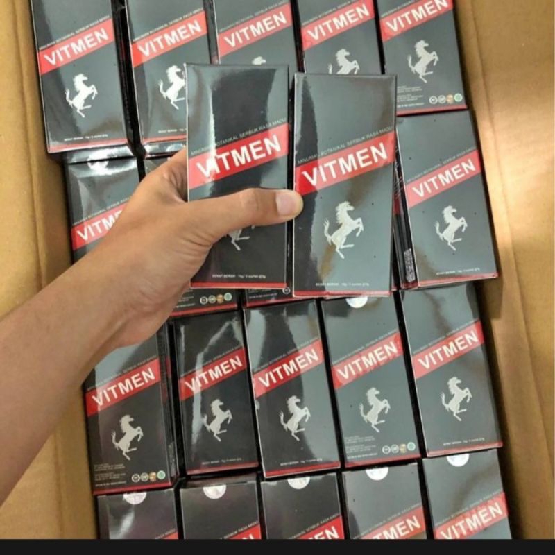 VITMEN ECER STAMINA PRIA  | 1 SASET | ORIGINAL 100%