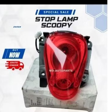 Lampu Stop Scoopy Carbu Stoplamp Scoopy Karbu Fullset